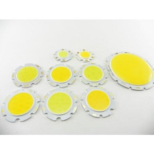 10pcs/Lot COB 3W 5W 7W 10W led cob chip 240-1200lm Side 20-28MMSpot Lights Chip On Board bulb spotlight Lamp LIGHTING