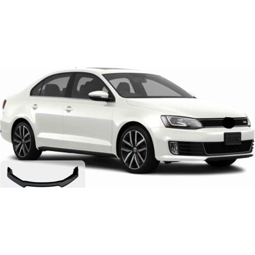For VW Jetta Front Bumper Attachment Spilitter Universal Front Lip Car Styling Auto Accessory 3 Pcs Body Kit