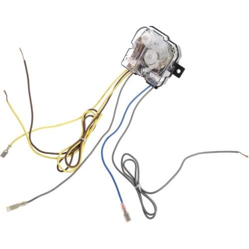 6-Wire Washing Machine Timer 90 Degree Central Hole Distance 68mm Switch Shaft