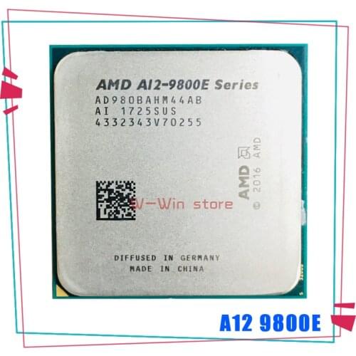 AMD A12-Series A12-9800E A12 9800E 3.1GHz Quad-Core CPU Processor AD9800AHM44AB AD980BAHM44AB Socket AM4 satmak A12 9800