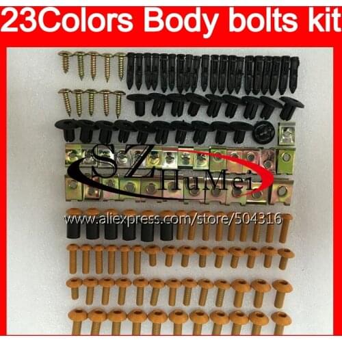 Fairing bolts full screw kit For HONDA CBR750RR 85 86 87 88 CBR750 RR CBR 750 RR 1985 1986 1987 1988 Windscreen bolt screws Nuts