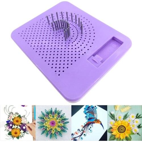 Paper Folding Crafting Grid Guide Paper Quilling Handmade Paper Craft DIY Paper Quilling Tool DIY Craft Tool