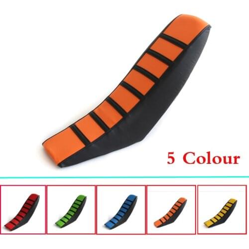 Pro Ribbed Red Gripper Soft Seat Cover For Honda CRF250R 04-09 CRF450R 03-08 CRF250X CRF450X Motorcycle Enduro Offroad