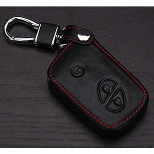 Peacekey Leather Key Case Cover For Lexus Is250 Is200 Es350 Gs300 470 Ix470 Ix570 Nx Rx 300 Leather Keychain Keyring Cover