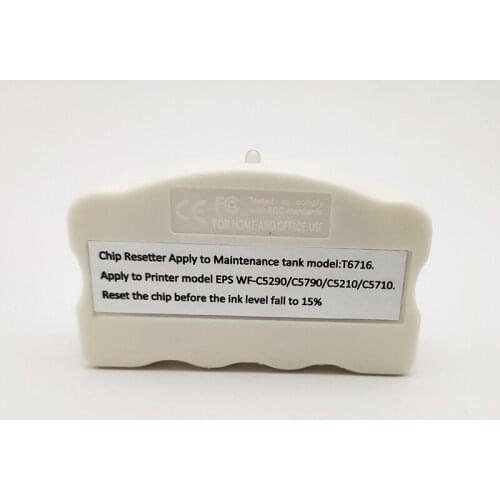 Vilaxh T6716 Cartridge Chip Resetter for Epson WorkForce ET-8700 WF-C5210 WF-C5790 WF-C5710 WF-M5299 WF-M5799 printer
