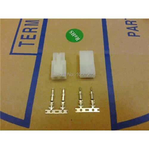 50 sets Big Tamiya connector Set EL 4.5MM male & Female with pins (2PIN) battery connector RC Parts RC DIY Free Shipping