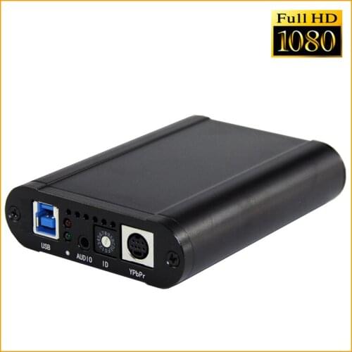 Best HD 1080P HD 3G SDI + HDMI + VGA + YPbPr + DVI Capture Dongle Live Streaming Video Audio Capture Card Game Video Grabber