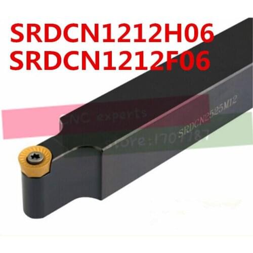 10PCS RCMT0602 and 1PCS SRDCN1212H06 Metal Lathe Cutting Tools Lathe Machine CNC Turning Tools External Turning