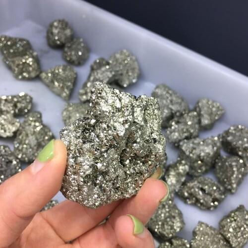 Wholesale 1pc Natural Iron Pyrite Cluster Crystal Stone Rough Display Specimen Minerals Natural Quartz Crystals