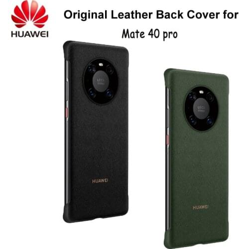 Original HUAWEI Mate 40 Pro Case PU Leather Back Cover Ultra thin Case Protective Shell for Mate40 pro