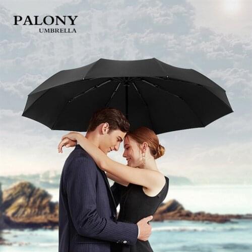 Durable Fashionable Advanced Fully-Automatic Anti-UV rain women windproof Three Folding Business Sunshade Rain Umbrella
