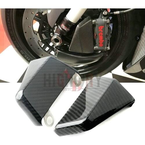 108mm Motorcycle Carbon Fiber Radial Caliper Cooling Air Ducts for Kawasaki Ninja 1000 ZX10R ZX-10R ZX6R ZX-6R 636 ZX636