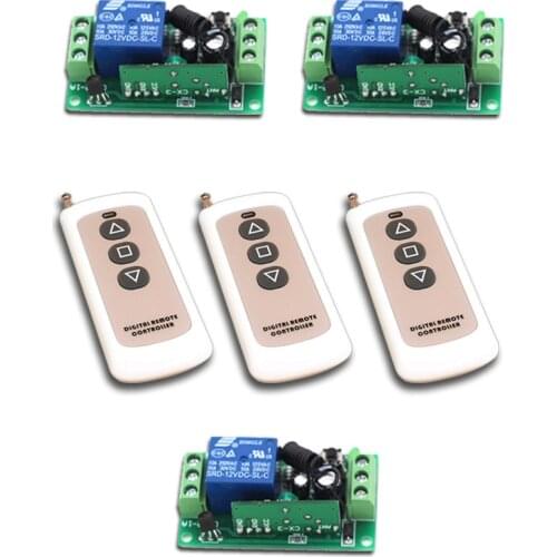 Promotion RF Wireless Remote Control Switch 1Channal Intelligent Family System 3X Receiver+3X Waterproof Transmitter 315/433MHZ