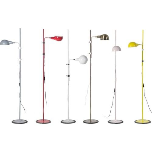 Nordic Lifting Iron Floor Lamps Study Reading LED Living Room American Vertical Floor Lights Bedroom Table Standing De Lighting