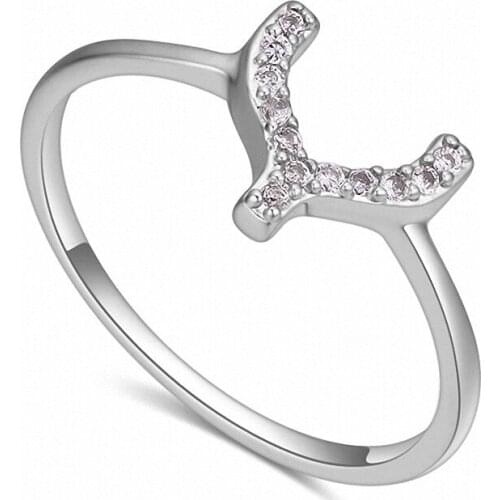 TRACYSWING Real Austrian Crystals Brand AAA Zirconia Micro Inlays Fashion Ring for women New Geometric Th-121486