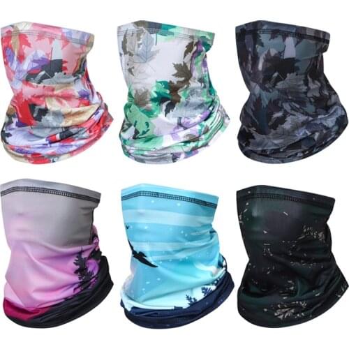 Windproof Cycling Balaclava Fishing Scarf Cover Outdoor Sports Breathable Summer Sun Protection Neck Gaiter for Hiking, Cycling