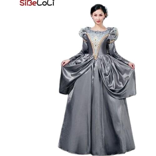 Victorian Southern Belle Holiday Dress with Detachable Apron Gown Theatrical Reenactment Costume