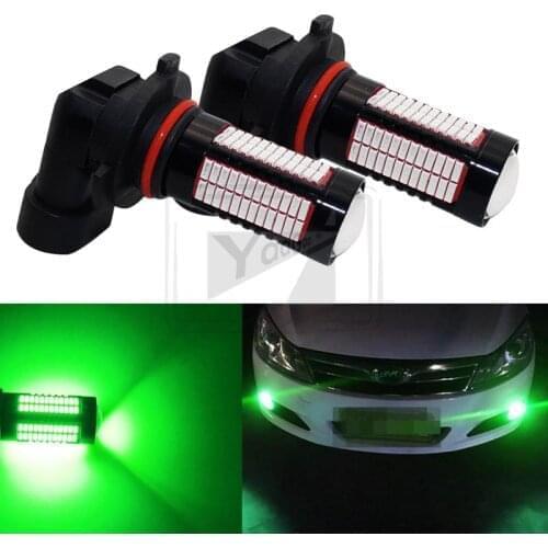 YaaGoo For Auto LED Bulbs Car truck Fog Lights Lamp 2x H11 H8 Bright Green 106-SMD