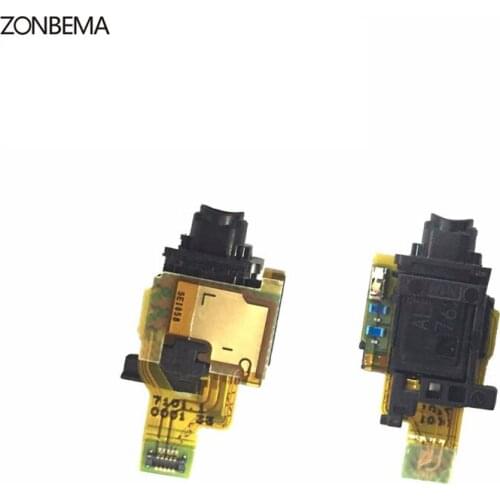 ZONBEMA 20pcs/lot High quality Headphone Jack Audio Earphone Flex Cable Replacement Part For Sony Xperia X F5121 F5122