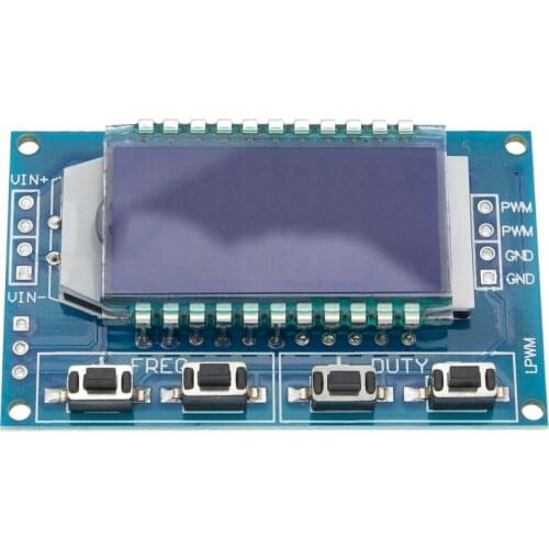 10pcs Signal Generator PWM Pulse Frequency Duty Cycle Adjustable Module LCD Display 3.3V-30V 1Hz-150Khz PWM Board Module