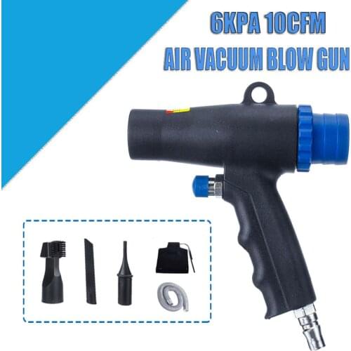 2 In 1 Dual Function Air Duster Compressor Air Vacuum Blow Suction Guns Kit Pneumatic Vacuum Cleaner Tool
