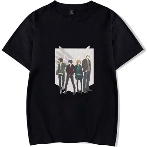 2021 Hot Anime T-shirt Tops Attack on Titan Armin Arlent Print Tshirt Unisex