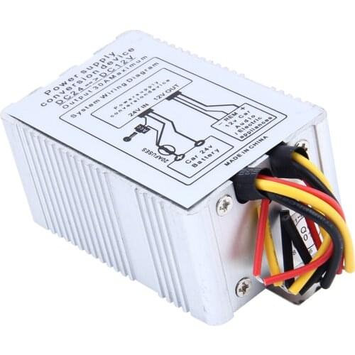 24V to 12V 5A 60W Power Buck Module Car Step Down DC DC Converter Voltage Regulator Reducer