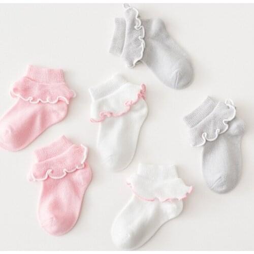 3 Pairs Baby Socks Girls Winter Autumn Cotton Socks Kids Warm Socks Soft Newborn Socks Clothes Accessories