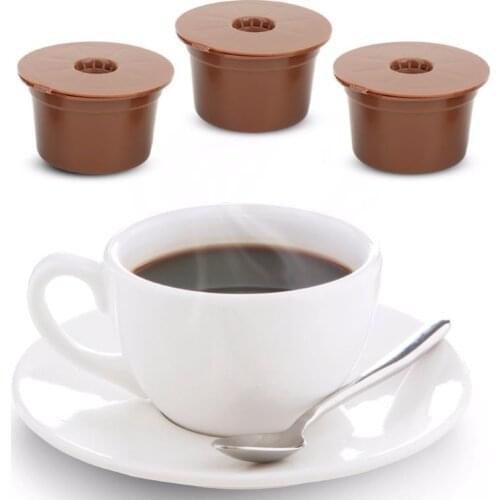 3pcs Pack Reusable Coffee Capsule Plastic Refillable Compatible With Caffitaly Capsule Coffee Machine Coffee Filter Wholesale
