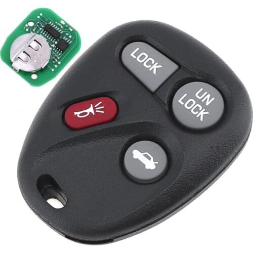315Mhz 4 Buttons Keyless Entry Remote Key Fob KOBLEAR1XT 10443537 for 2001-2005 Chevrolet Monte Carlo Impala