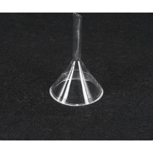 50mm Miniature Lab Glass Funnel Borosilicate Glassware Triangle Funnel