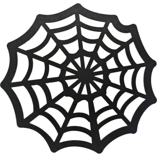 6 Pieces Natural Wooden Halloween Pendant Unfinished Blank ing Ornaments Wood Slices for Painting Crafts New Year Party