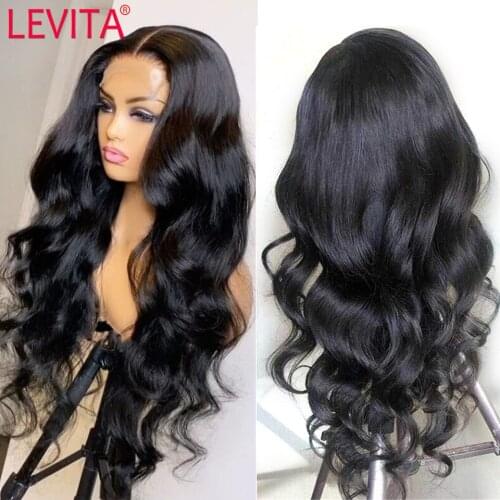 Wholesale body wave lace front wig 4x4 lace closure frontal wig 28 30 inch Brazilian lace front long Human Hair Wigs for women