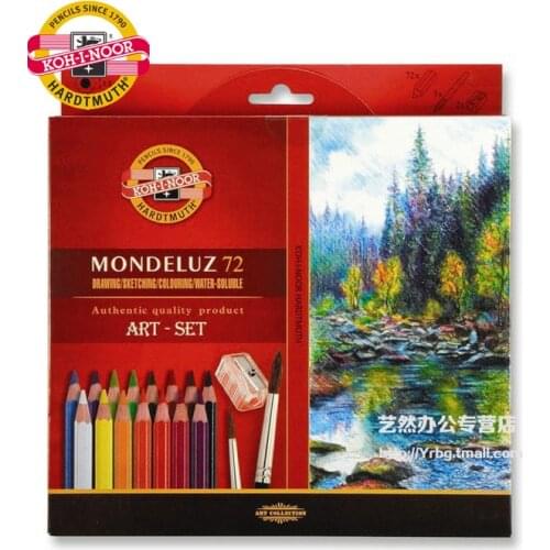 KOH I NOOR brand water soluble color pencils 72 colors/lot