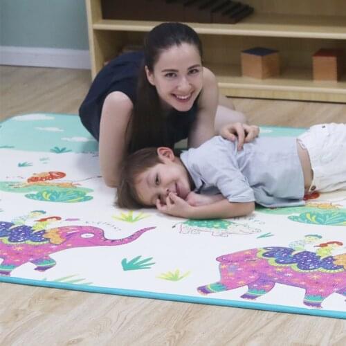 Baby play floor playing infant XPE foam cartoon thickened 200*150*1.8cm game rug toddler activity crawling mat on sale mat002