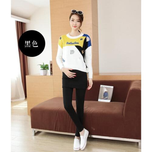 Extra Fat And Extra Size Pregnant Womens Belly Leggings And Velvet Thickened Two Bottom Pants