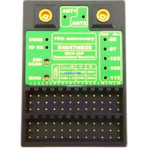 The latest Vesion RMILEC V2 Receiver T4047NB20 433mhz Receiver UHF 20CH Rx Remote Control Frequency Long range Radio System