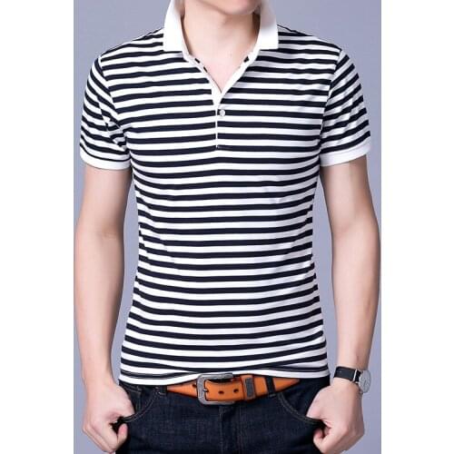 MRMT 2021 Brand New Summer Thin Mens T-shirt Short-sleeved T-shirt for Male Pure Cotton Lapel Tops Tshirt