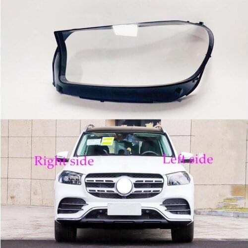 Car Headlight Lens for Mercedes Benz GLS 2020 2021 Headlamp Cover Car Replacement Front Auto Shell Cover