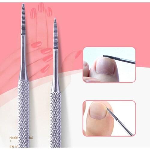Stainless Toe Nail File Double Ended Pedicure File for Edge Ingrown Toe Nail Lifter Onychomycosis Paronychia Podiatry Chiropod