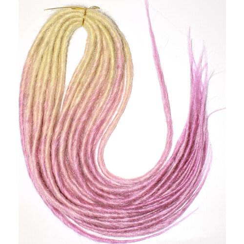 Qp hair Double Dreadlocks Braids Synthetic Hair Braiding Hair Extensions Twist Braids Darling Soft Dread 10 stand/pcs