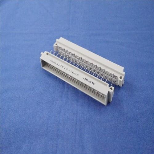 5 pcs DIN 41612 Din Connector 32 Positions Male Pin 5.08 mm Pitch Right Angle Through Hole PCB Dual Row 9001-21321C00A