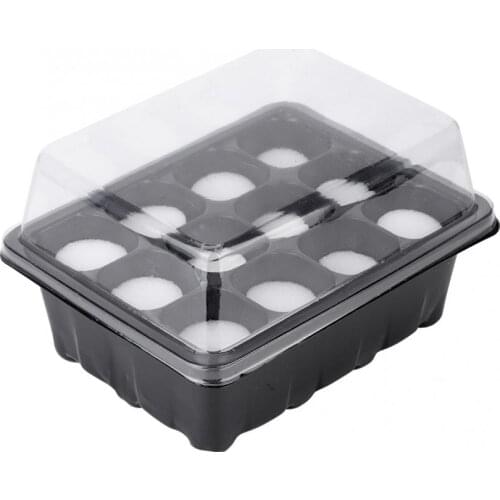 Seedling Starter Tray Greenhouse Hydroponics Seed Germination Tray Fruit Vegetable Flowers Seedling Tray Nursery Pots Nursery