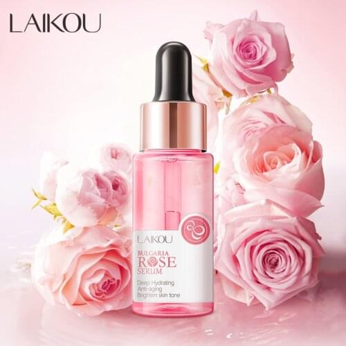 Rose Essence Face Serum Plant Extract Face Moisturizing Resist Oxidation Brighten Skin Tone Whitening Anti-Aging Serum Skin Care