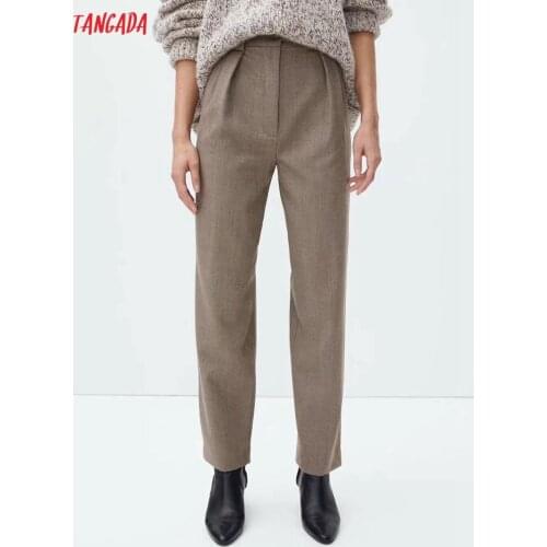 Женские брюки с высокой талией Tangada China At AliExpress