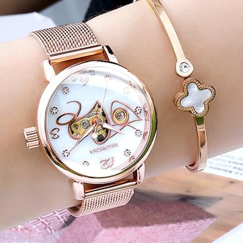 Tephea Women's Skeleton Watch