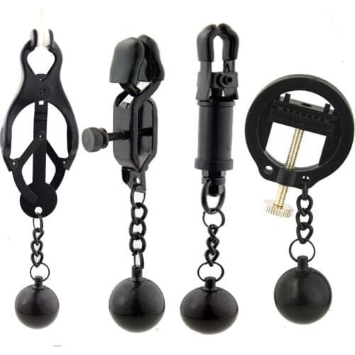 Heavy Metal Butterfly Black Nipple Clip Crab Butterfly Correction Nipple Clip Abuse Metal Nipple Clip