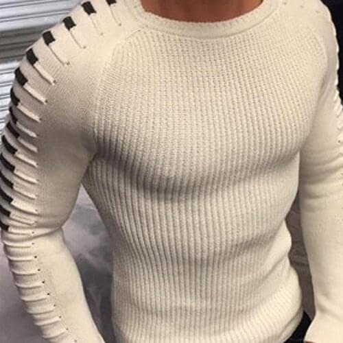 6size S- 3XL Knitted Sweater Slim Warm Keeping Top Winter Men Pullover for Daily Fashion 2020 Men Sweater O-Neck Male Pullovers