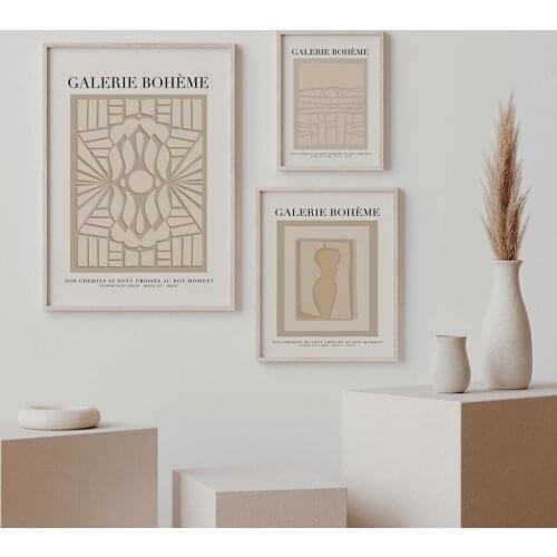 Matisse Exhibition Poster Henri Matisse Abstract Painting Canvas Prints Pushkin Mid Century Museum Wall Art Picture Home Decor