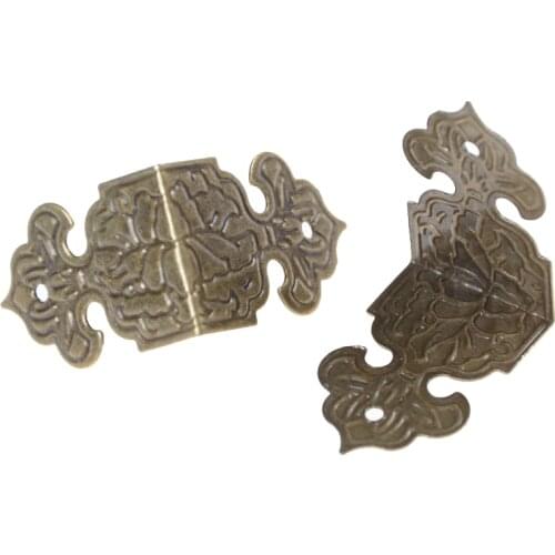 12pcs Corner Bracket for furniture Wooden Box Feet Furniture Corner Protector Decorative Corbel Furniture Fittings